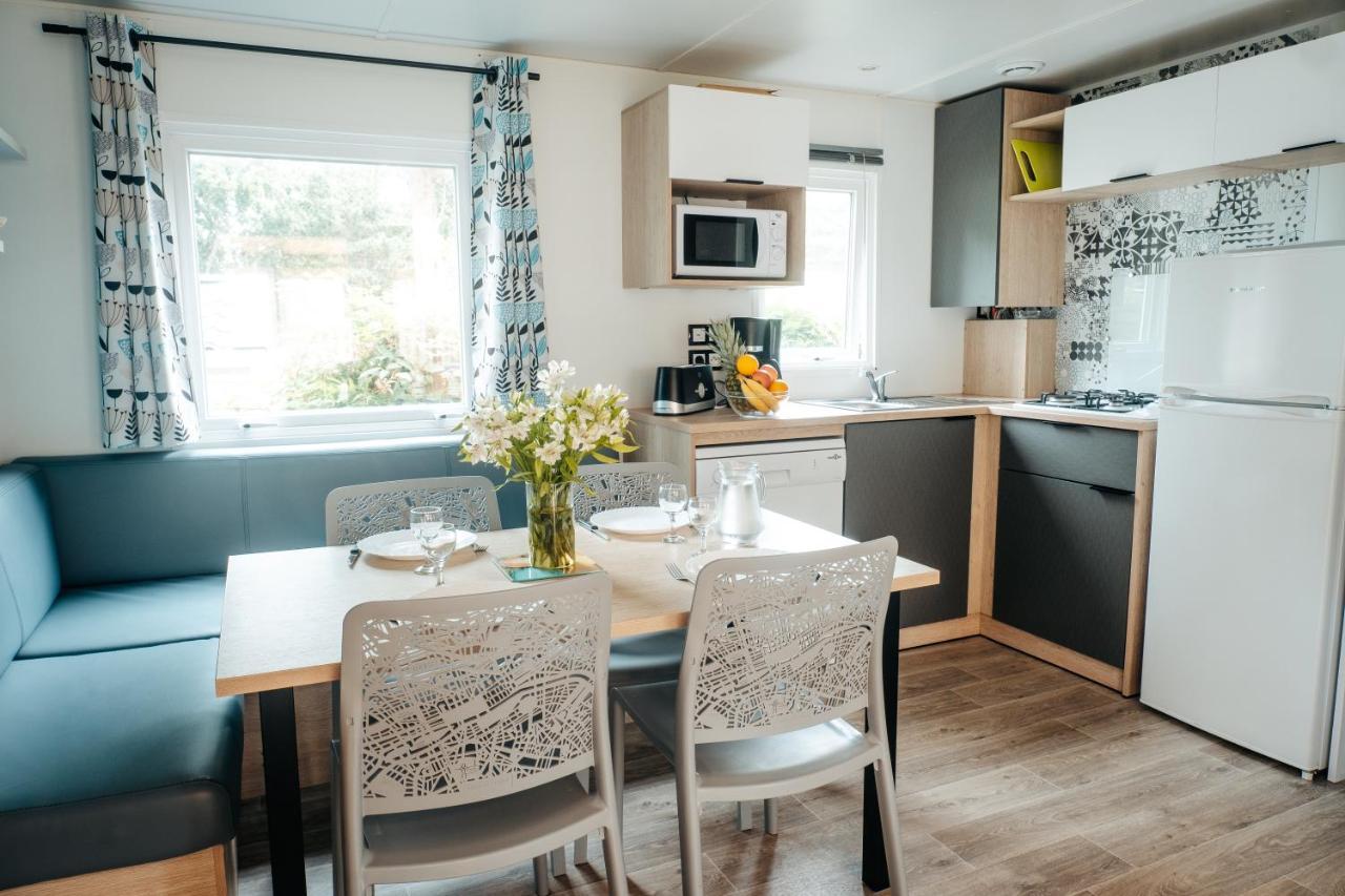 Mobil Home Xxl 4 Chambres - Camping La Pointe De روسكوف المظهر الخارجي الصورة